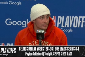 【完整版】普里查德：我进入了心流状态 我绝不对自己感到惊讶