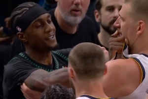 约基奇：不后悔追击麦丹 他在每个人都停止比赛的情况下跑去得分