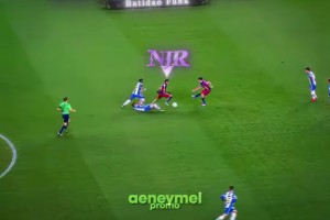 绝对领域！这个花式剪辑能否跟上巴萨内马尔的节奏？