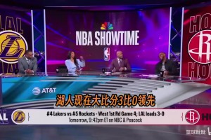 杨健：火箭今天靠硬度拒绝横扫，对湖人来说下一场是最重要的比赛